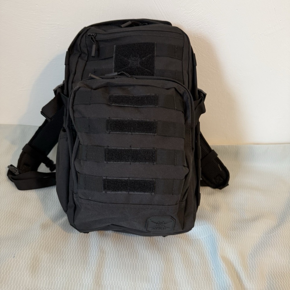 Samurai Tactical Backpack  Black Size, 17"/11"5,75" (ZPB001EC-008)